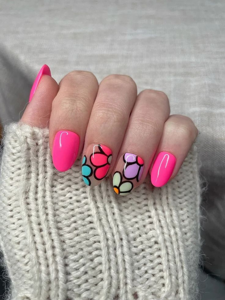 Bright and Bold Nails